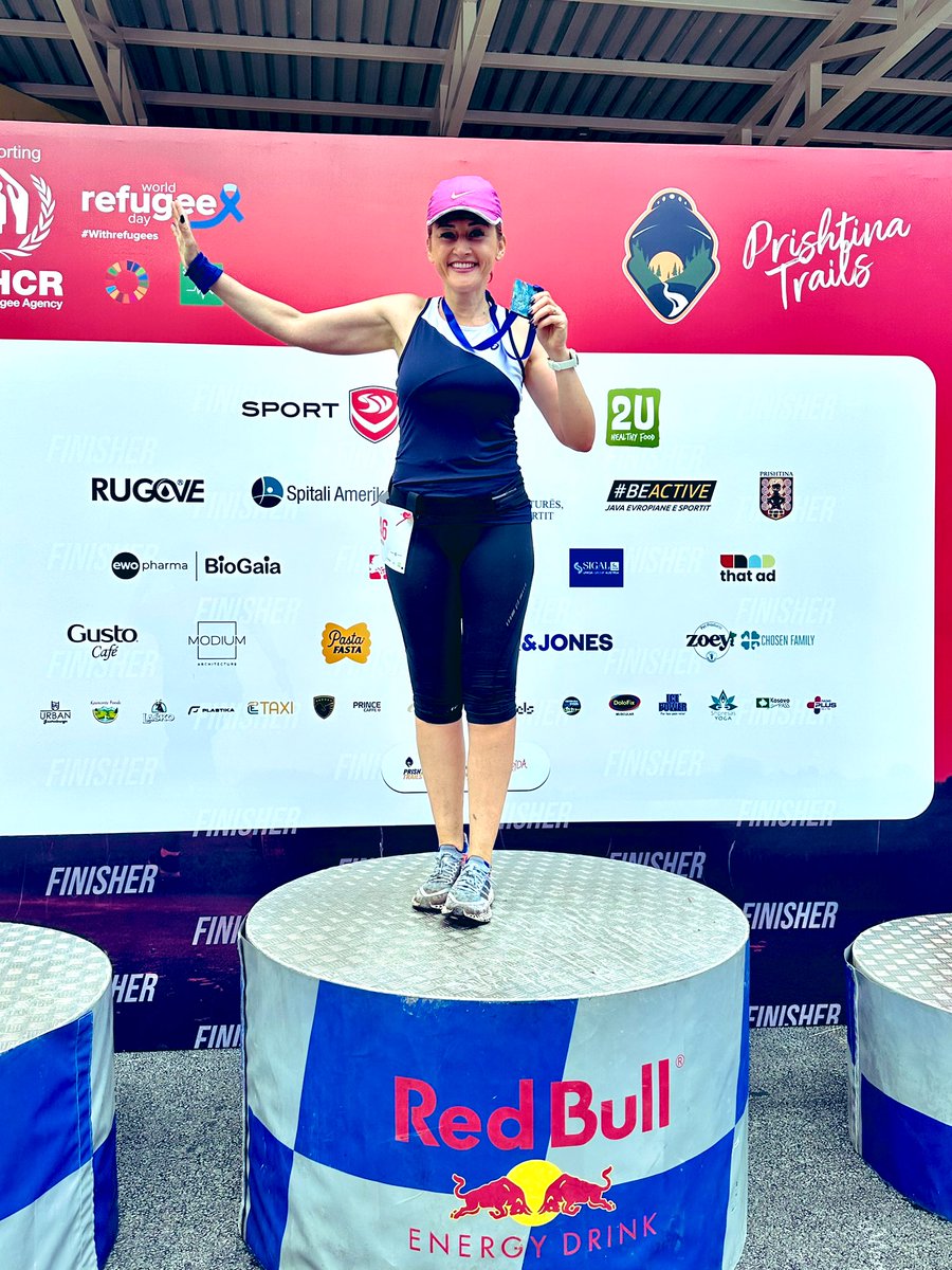 mimozakusari's tweet photo. Great time running @PrishtinaTrails today. So much positive energy, commitment & dedication from organizers #xtrailers
Heavy rain was only a reminder of a beautiful gift of life we enjoy with sunny & rainy days. Met many strangers who’ve become friends in this lovely Sunday. https://t.co/TTfoMxfkL4