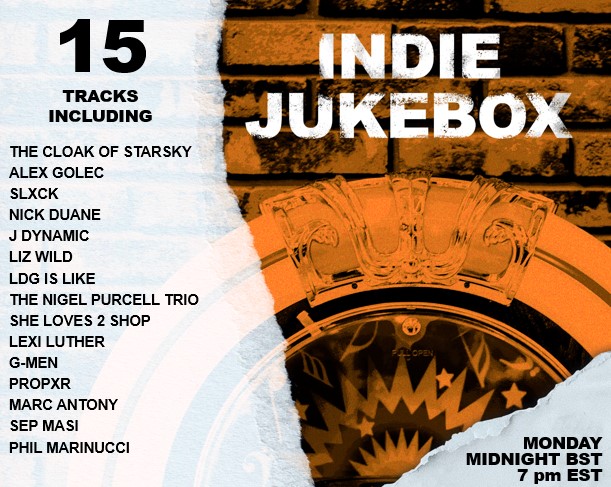 NEW #INDIE JUKEBOX EXTRA Tuesday 12am GMT (Monday 7pm ET) ft @CloakStarsky @nick_duane @NigelTrio @WIGzRADiO @GlennReeve6 @gmenBand @marcantonydj @sepmasi @philmultimedia @LibertyMusicPR +more
 
radiowigwam.co.uk, SmartSpeaker
 
#indiepop #singersongwriter #indiefolk #rap