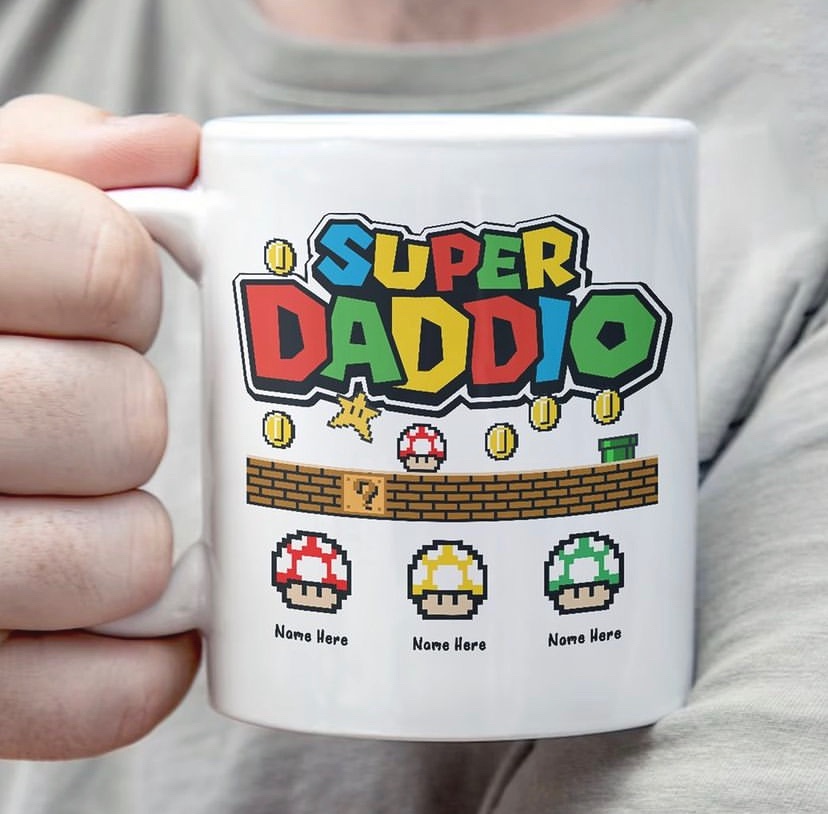 Treat your dad with the Super Daddio Mug, and show your appreciation for all that they do. 👨‍👧 Shop now at printamemory.com ✨

#DaddioMug #MugForDads #GiftsForDads #PersonalizedMugs #BestGift