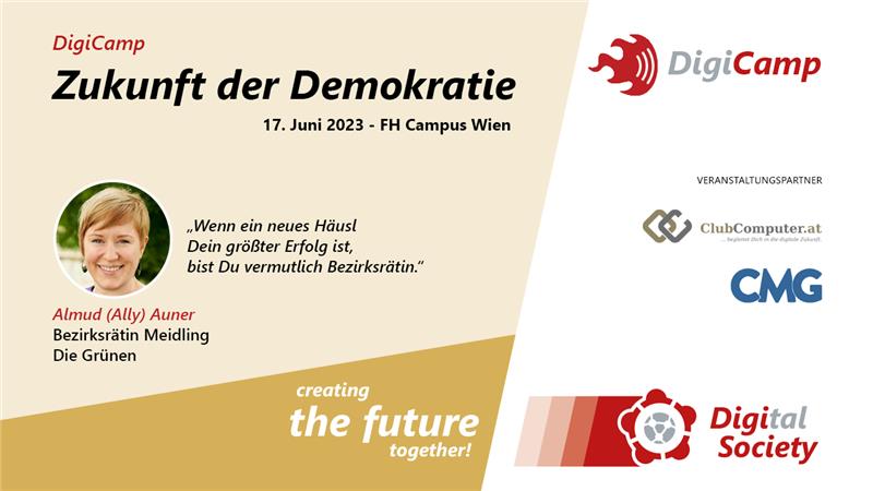 DigiSocietyAt's tweet photo. Ally @glamgeekgirl Auner erzählt uns auf unserem Barcamp am 17.6., wie sie in die Bezirkspolitik gekommen ist, was man dort bewirken kann und wie sie funktioniert.
https://t.co/qsjOKdIDef https://t.co/j9GnKjJOaf