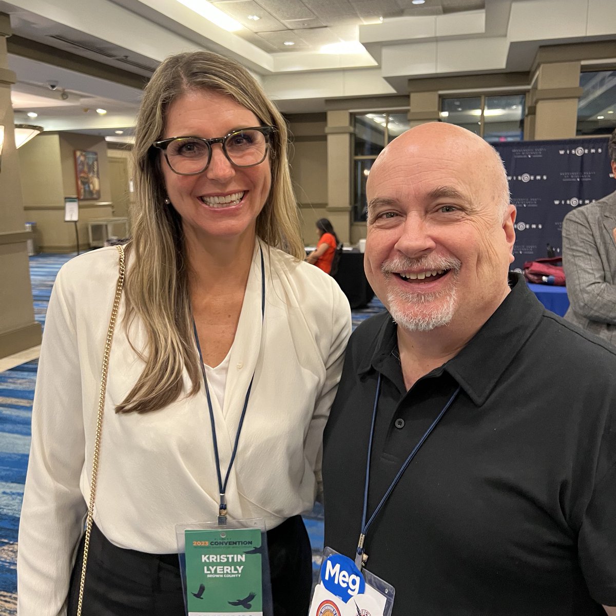 Loved hanging out with Rep .@markpocan last night at #WisDems2023 who reminded us all that the road to the Congress restoring our reproductive rights runs directly through…Wisconsin.