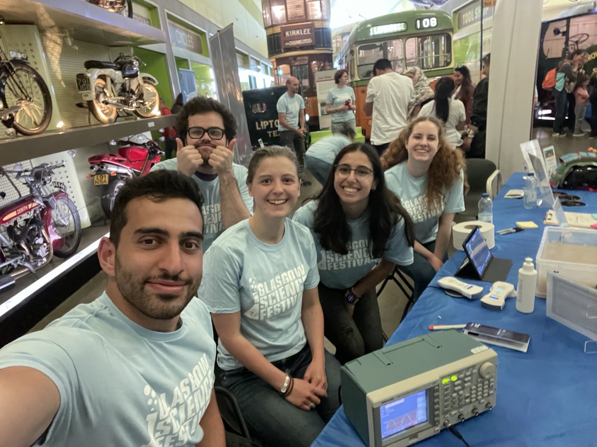 What a fab day with @FUSECDT at @GlasgowSciFest! What a great opportunity to show aspects of our research to people of all ages! #ultrasound #scicomm