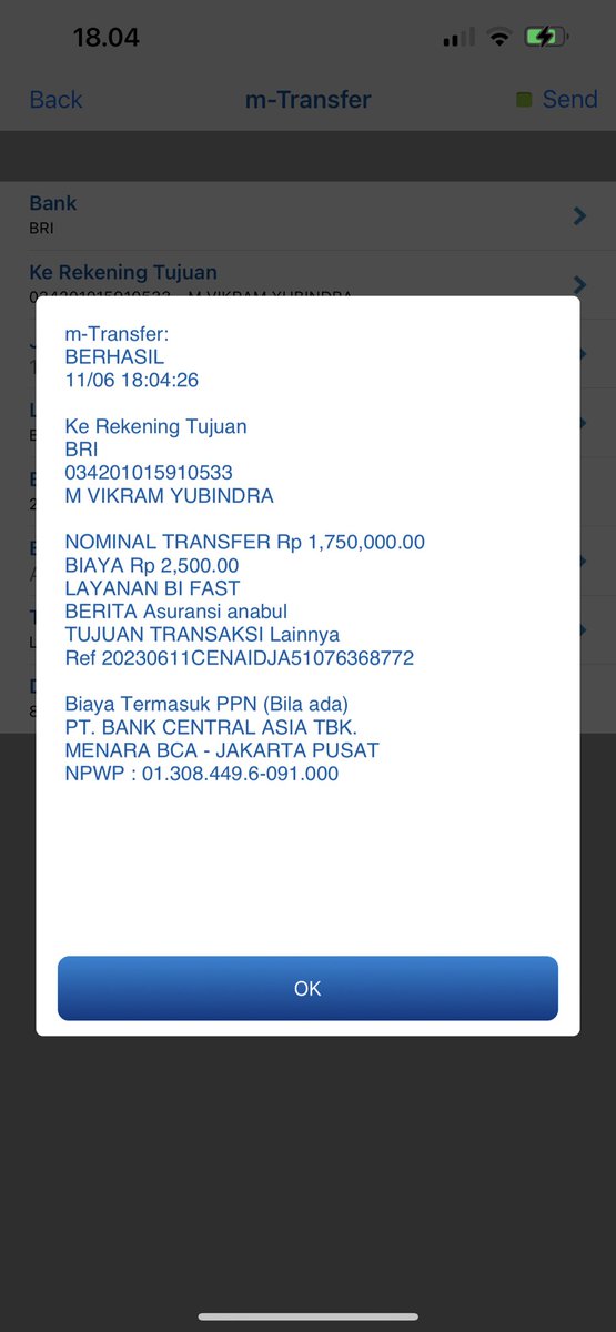 arianmutiara's tweet photo. HELP RT‼️

KASUS PENIPUAN KARGO MODUS KARANTINA DAN ASURANSI ANABUL TOTAL 6 JUTA 

-- A Thread -- https://t.co/9ZBtvHsTPk