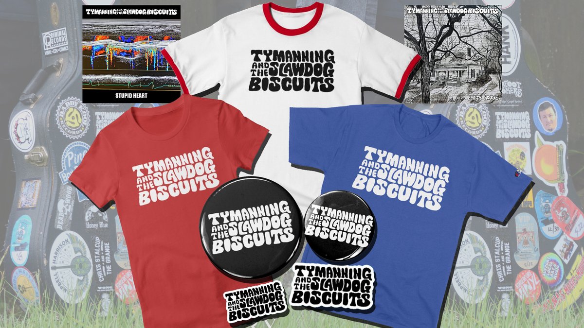 tybocephus's tweet photo. NEW! #StupidHeart Stickers at https://t.co/JDR14bWUUa T-Shirts, Sweatshirts, Hoodies, Magnets, Buttons &amp; More! #TyManningAndTheSlawdogBiscuits Stupid Heart EP 6/17! https://t.co/RyZ4lY31j6