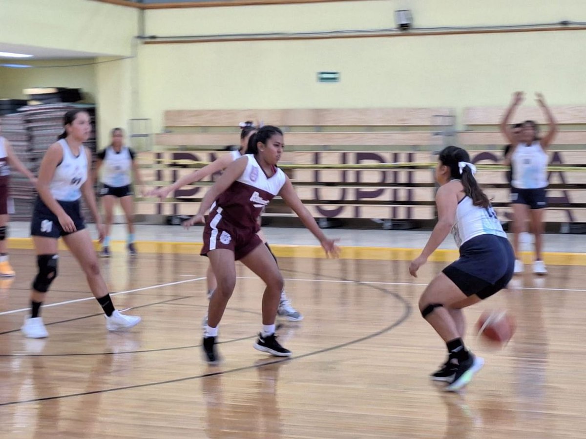 IPN_MX's tweet photo. #DeportesIPN | 🎉🥳Muchas felicidades a nuestra aguerrida selección femenil de baloncesto que lo dio todo en la cancha para vencer con un marcador de 51 a 33 al equipo #UMA. ¡Huélum! 🏀 #OrgullosamentePolitécnicas https://t.co/vRjQCFohha