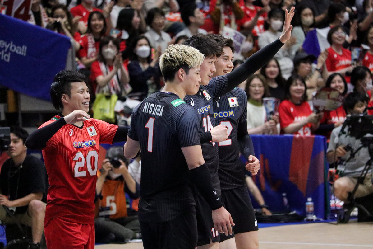 🙌

#バレーボール #volleyball #龍神NIPPON #ryujin #VNL #VNL2023 #バレーボールネーションズリーグ #山本智大 #tomohiroyamamoto #石川祐希 #yukiishikawa #西田有志  #yujinishida #髙橋藍 #RanTakahashi