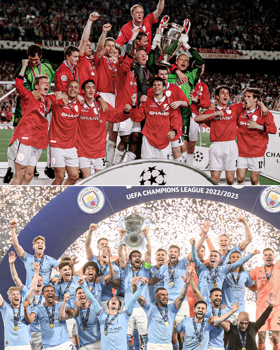 1999 vs. 2023 🏆🏆🏆

Which treble winning side are you taking? 👀