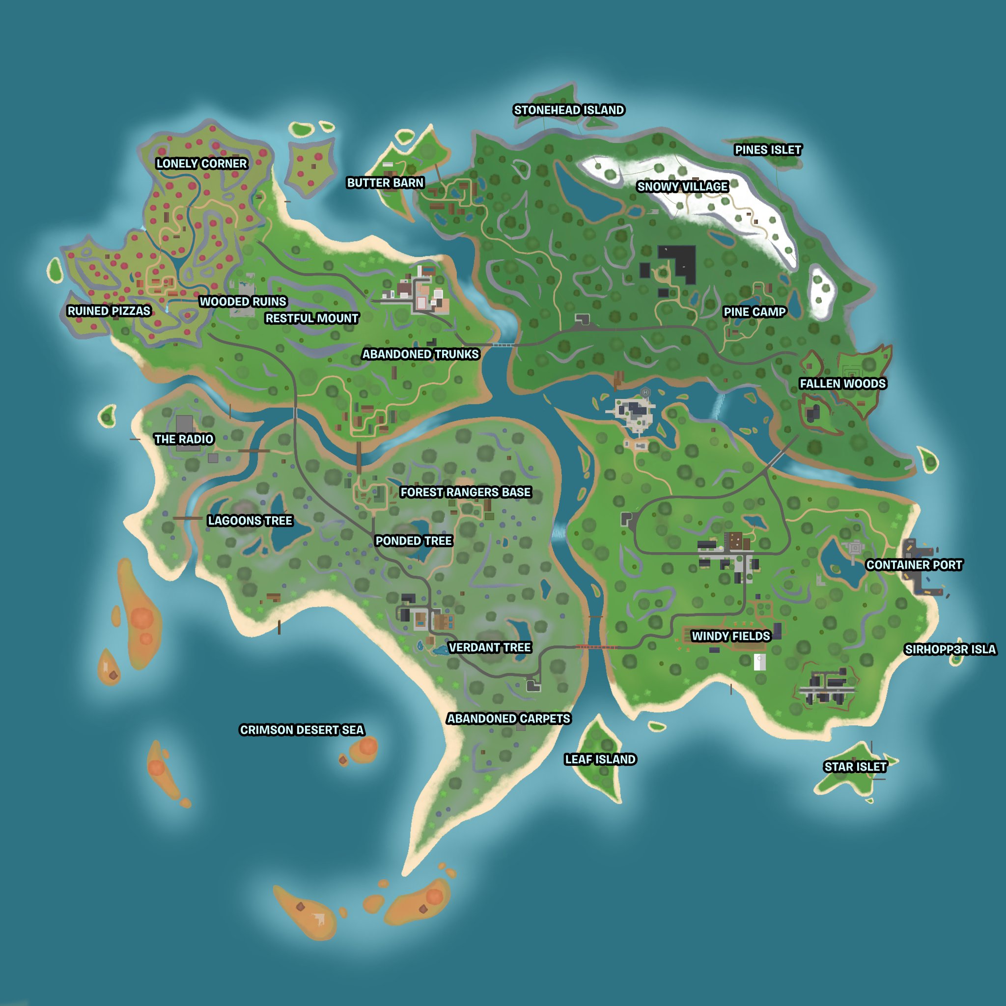 Карта the isle