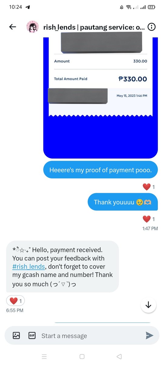 findingeureka's tweet photo. late feedback!
super thank you po @rishlends for trusting and lending! 🥹🫶🏼 kakatawa 'yung first time kasi finally, natuloy na rin. HAHAHAHAHA. super bait and hassle free transaction +++ affordable rates pa. thank you so much po!
#rish_lends https://t.co/YtcgT2QeKZ