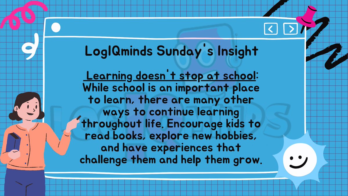 LQminds's tweet image. 💡🤓LogIQminds Sunday&apos;s Insight!🤓💡
.
.
.
#LogIQmindsDailyInsights #CodingClasses #RoboticsClasses #CommunicationSkillsForKids
#CollaborationSkillsForKids #CreativeSkillsForKids #CriticalThinkingSkillsForKids #LogIQmindsClasses #LogiQminds
