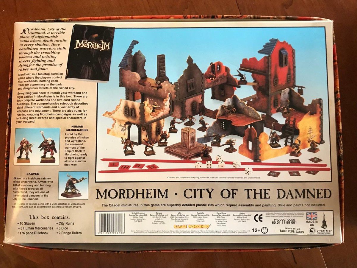Still gutted all the CONTENT CREATORS got Mordheim and I can't manage to find it on the GW store anywhere.  

<a href="/warhammer/">Warhammer Official</a> better do a second, or even a third, printing of this box immediately.
