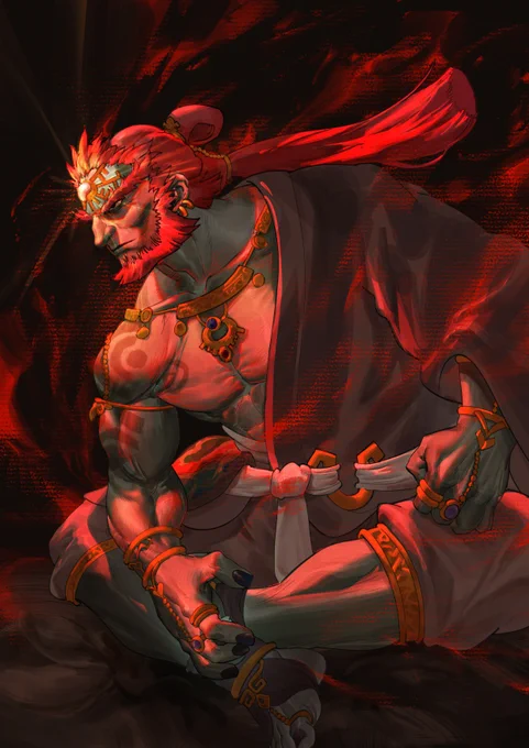 Ganondorf  #ゼルダの伝説 #TearsOfTheKingdom #zeldafanart