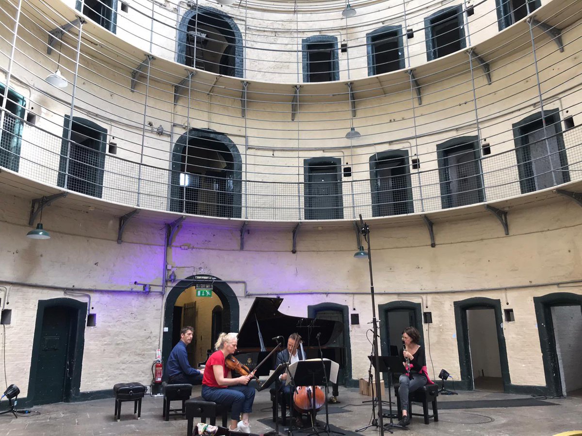 Sounding wonderful today at @KilmainhamOPW ! Tonight’s concert featuring Messiaen’s Quartet for the end of time and new works by Mulvey, Nangle, Ergün & Feery will be stunning! A few tickets have just become available if you missed out: eventbrite.ie/e/collins-coop…