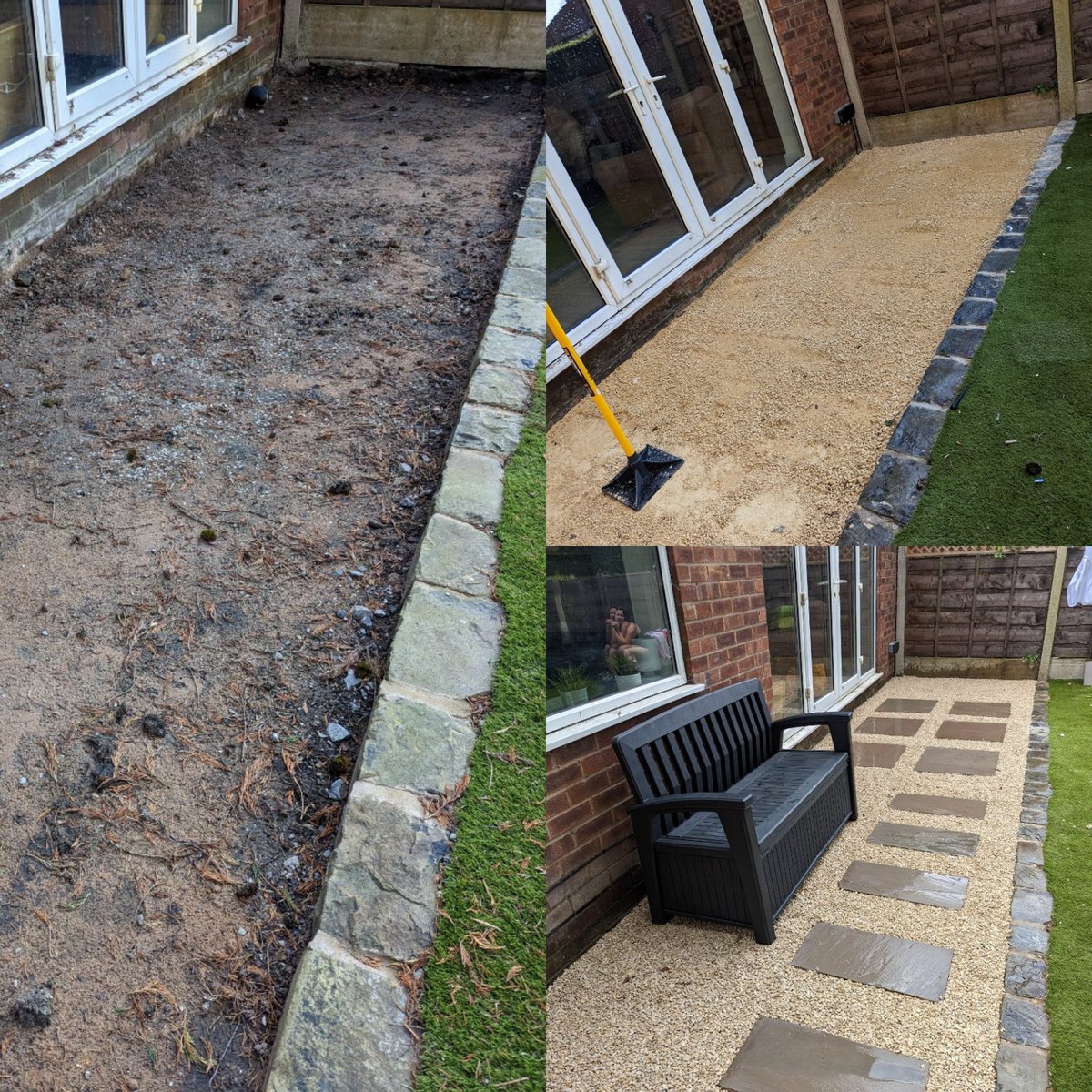 A very rare occasion when I actually get to work on my own garden 😂
Small landscaping jobs like this no trouble for our team 👍
#gardener #didsbury #heatonmoor #withington #chorlton 
eco-gardener.co.uk
