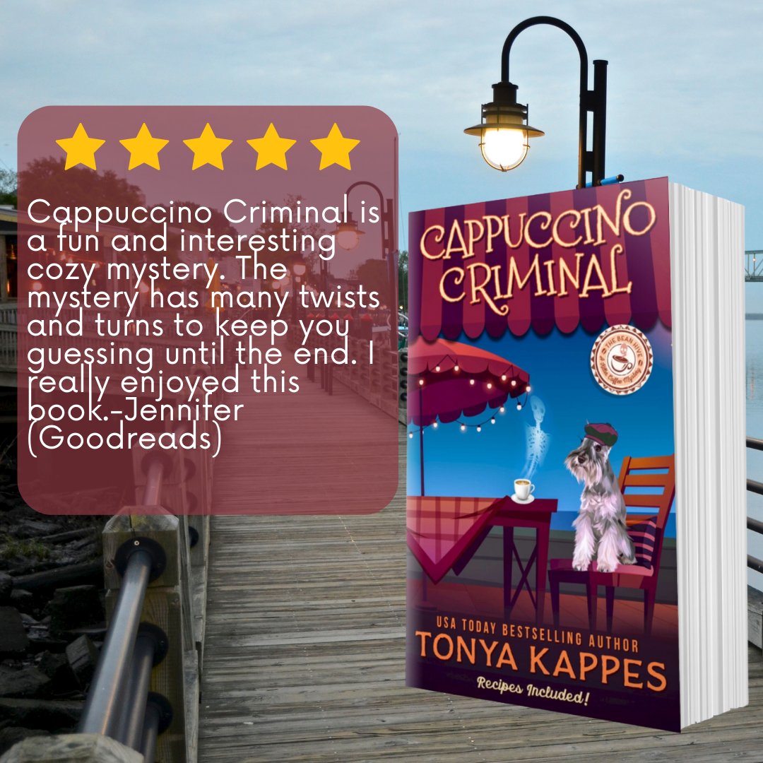 AMAZON NEW RELEASE
☕️ Get your detective hats on, cozy mystery lovers and coffee enthusiasts!
amzn.to/408edNn
#kindleunlimited #tonyakappes #cozymystery #doglovers #dogmom #dogparents