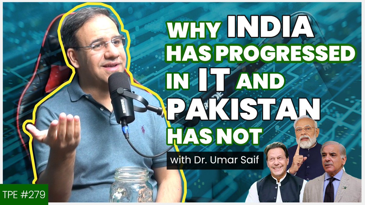ThePakistanExp1's tweet photo. @umarsaif  comes on the podcast for an extremely informative discussion on the state of Information Technology in Pakistan; from why Pakistani Universities are failing to produce high level graduates to how political instability is destroying Pakistan..

https://t.co/5beAfiSzR7 https://t.co/chtJECekxD