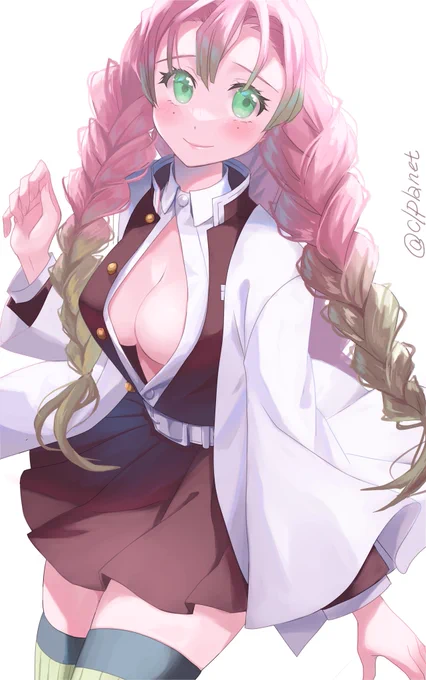 蜜璃ちゃん回なので描きました 可愛い好き   #鬼滅の刃 #甘露寺蜜璃