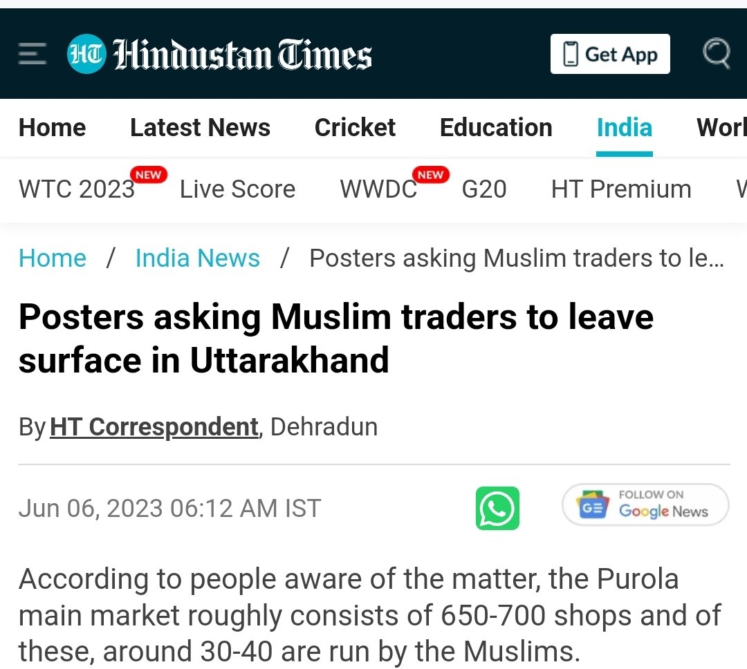 imMAK02's tweet photo. Hindutva groups threatened Muslim community in Uttarkashi of Uttarakhand.

Many Muslim traders were forced to shut down their shops, and they had to leave town. 

#SaveUttarkashiMuslims https://t.co/uV30rNAKeu