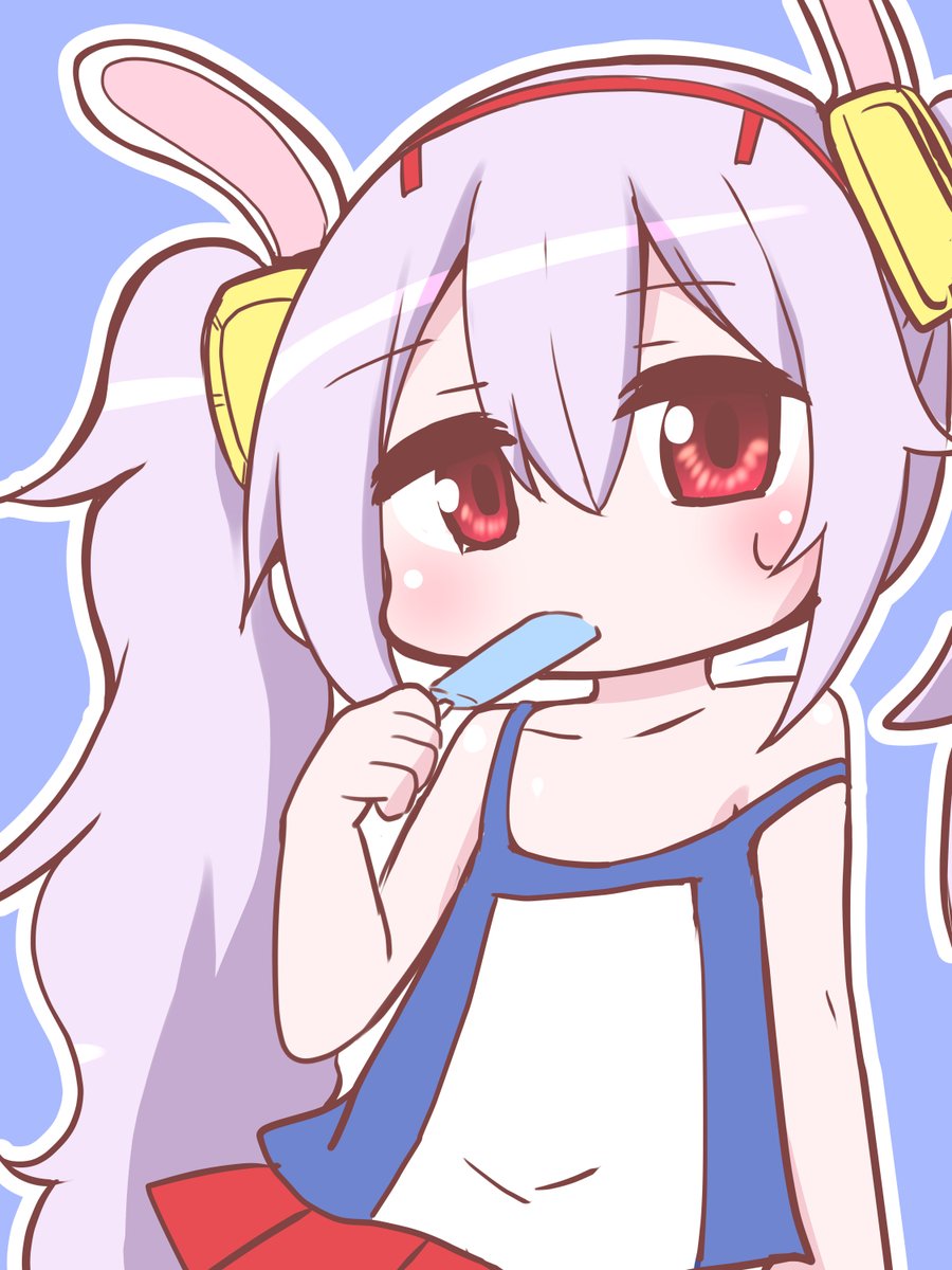 ラフィー(アズールレーン) 「今日は暑いね・・・アイス食べよ ラフィーちゃんのアイス言い値で買う( #ラフィー」|Geo＠FANBOXはじめましたのイラスト