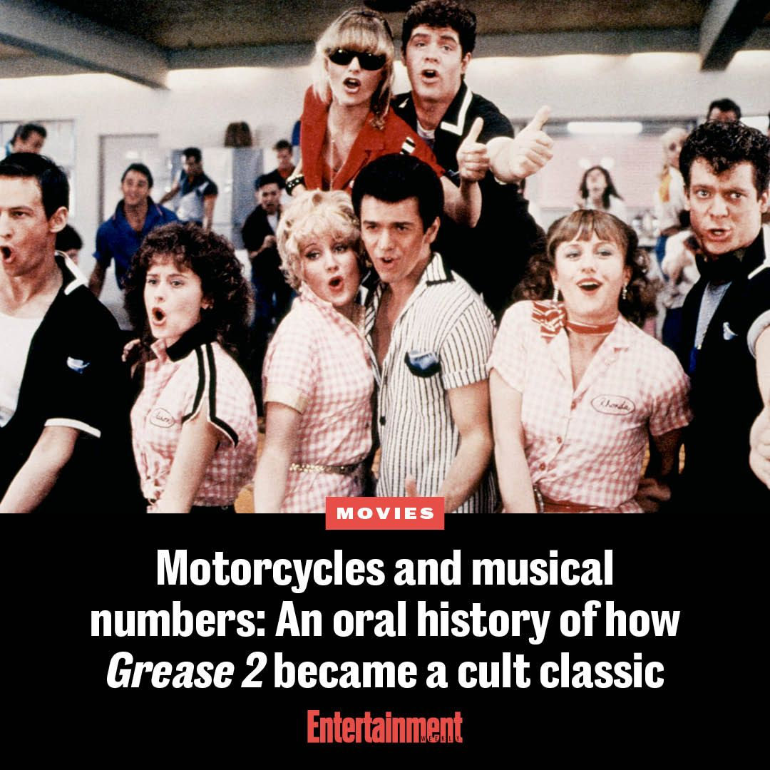 #Grease2 was released 41 years ago today, which means it’s time to go back, back, back to school again! @themaureenlee caught up Michelle Pfeiffer, Maxwell Caulfield, and the rest of the cast: bit.ly/3MkoKBP