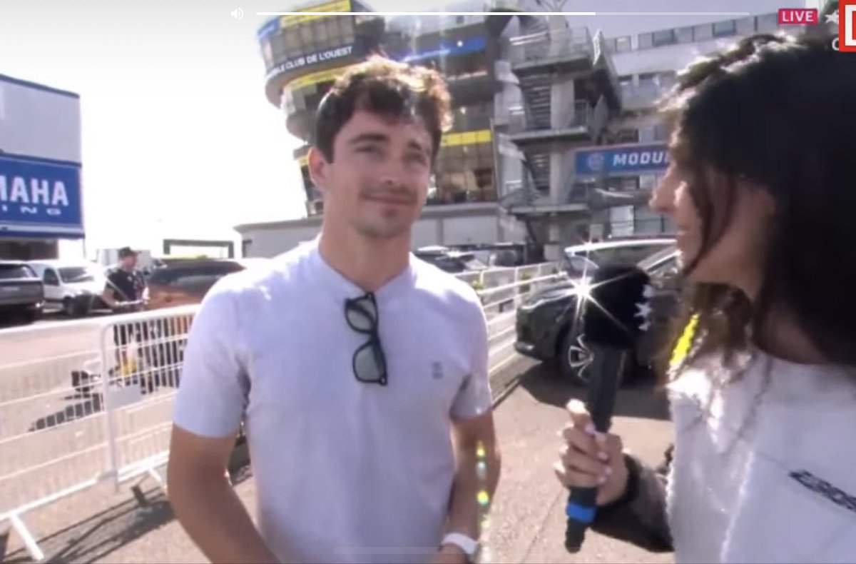 charles looked so proud of ferrari when the interviewer asked him about driving for them here, the biggest tifoso 🥲

#24hLeMans