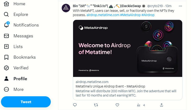 cryto219's tweet photo. #MetaAirdrop  #Airdrop https://t.co/ZLa4i264TZ