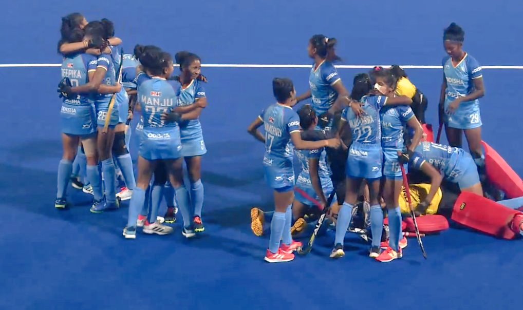Forget cricket for a while. Celebrate
India's maiden win in women's junior hockey Asia Cup. We beat Korea 2-1 in the final.