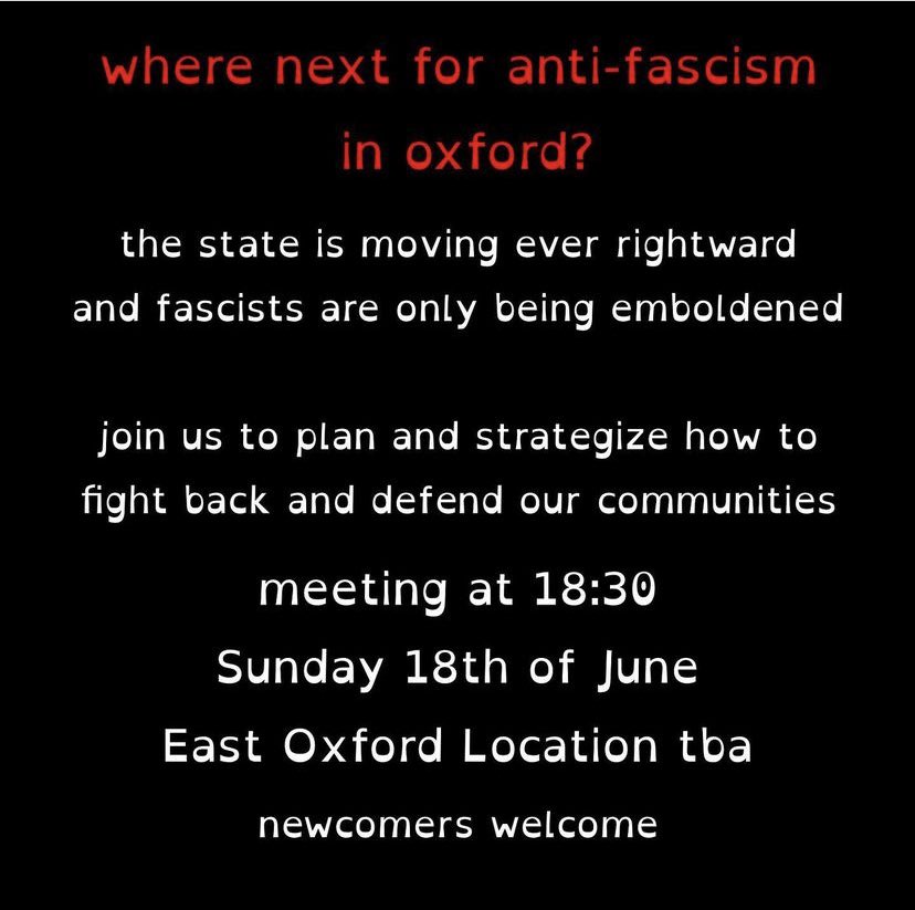 Oxford Anti-Fascists tweet media