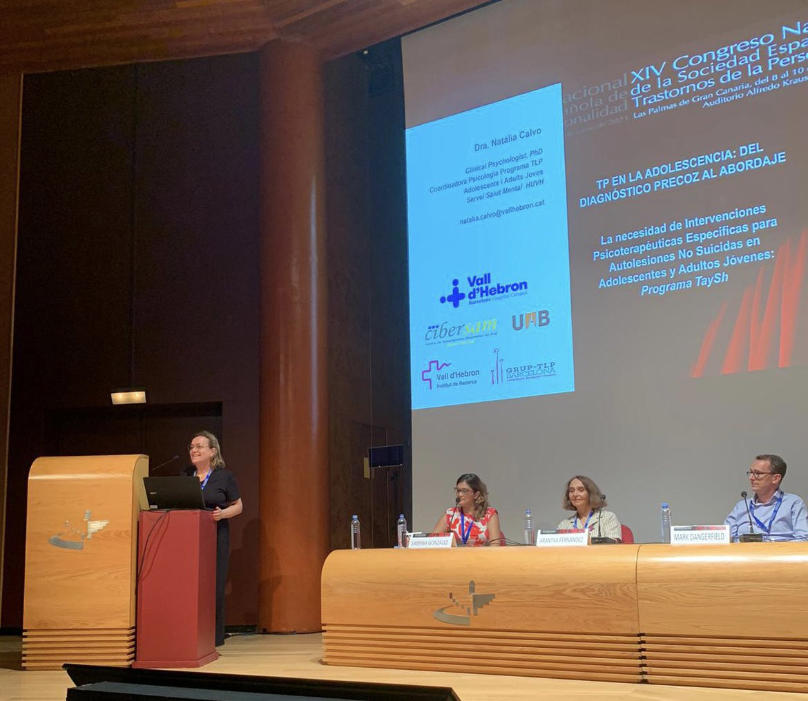 Participación en #XIVCongresoNacional de @SociedadEspañoladeTrastornosdelaPersonalidad en Las Palmas. Avanzando desde el diagnóstico precoz al abordaje de #AdolescentesTP con grandes profesionales y referentes a nivel mundial