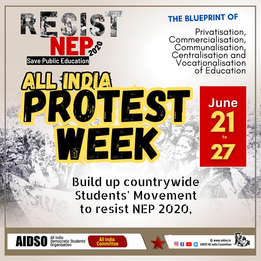 #ResistNEP
#SavePublicEducation
#AIDSO_AIC