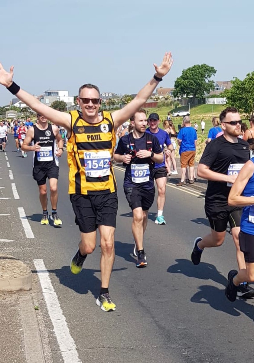 TheBoltsTM's tweet photo. Southend Half Marathon! 😎🏃🏻♂️🏅
Brutal in the heat today, decided fairly early on this was not the day for a PB!
Fantastic event for a fantastic cause 👏🏻 @HavensHospices
Despite how hard it was, I really enjoyed it, great support on course & amazing volunteers 🙌🏻 #ukrunningchat https://t.co/fXsNPDdvNP