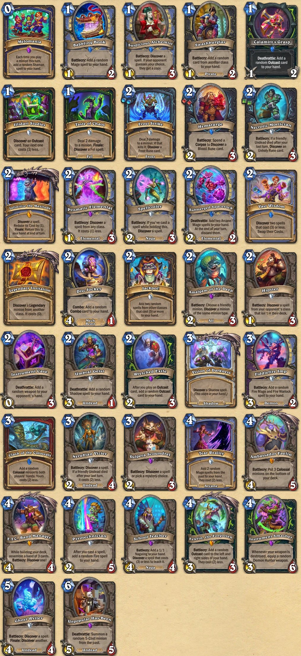 All Showdown in the Badlands Day 10 Hearthstone Card Reveals - October 28 -  Out of Games