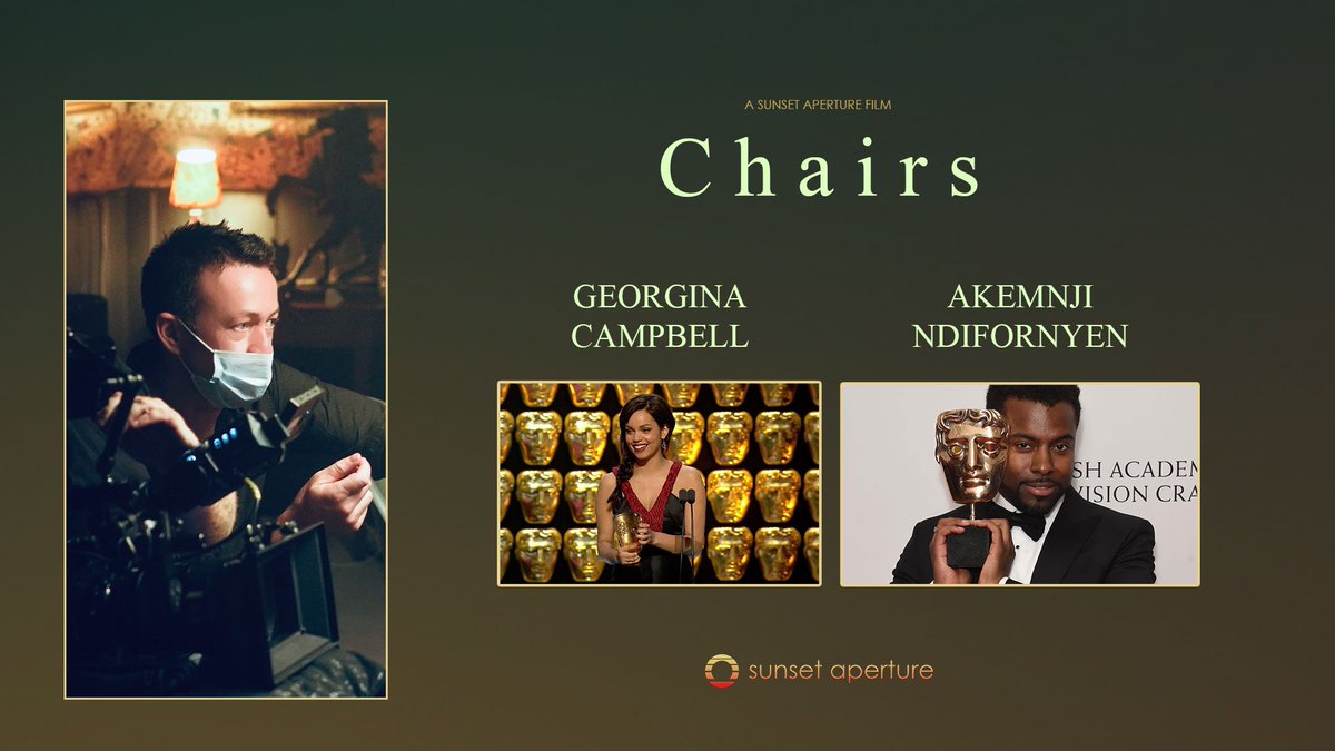 • It is no longer an idea
• It is no longer a distant dream
• It is no longer just a script
It exists. My new short film <a href="/ChairsMovie/">Chairs</a> starring two BAFTA winning leads is now complete and ready for audiences.
#director #producer #writer