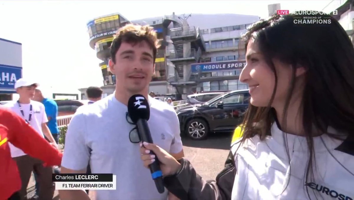 TearOffFR's tweet image. Charles Leclerc après la victoire de Ferrari à l'arrivée des 24 Heures du Mans ! 🏆

🎙️ "Je suis tellement heureux. C'est incroyable d'avoir une victoire de Ferrari ici." 

"J'ai essayé d'apporter mon meilleur soutien. Si j'en ai l'occasion, j'adorerais conduire une Ferrari ici.…