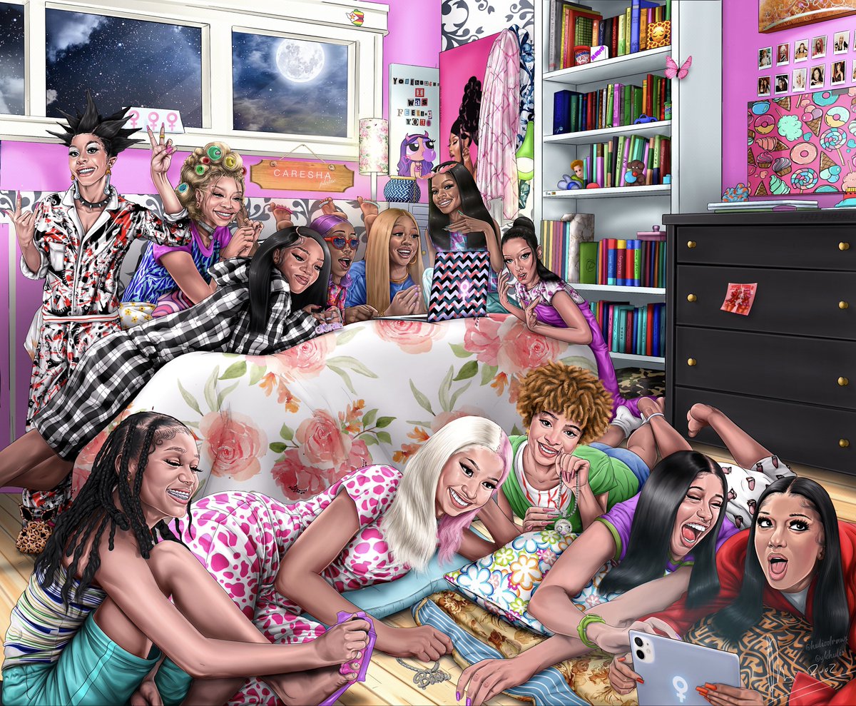 ykhulio's tweet photo. The sleepover💅🩷 https://t.co/smrI0DscgL