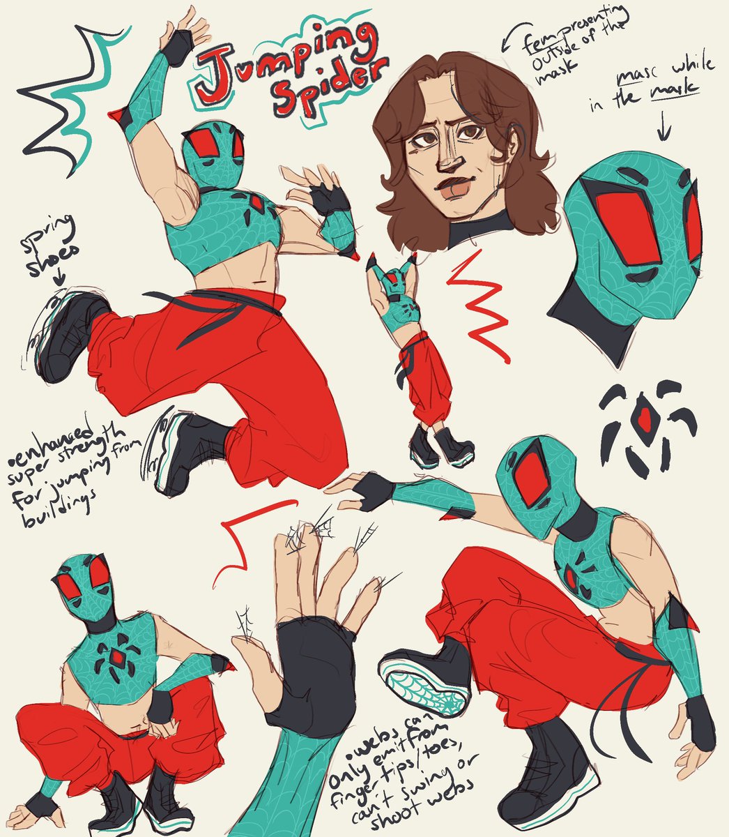 I know this is like the 4th redesign but I actually am pretty happy w this #spidersona #AcrossTheSpiderVerse #spiderman