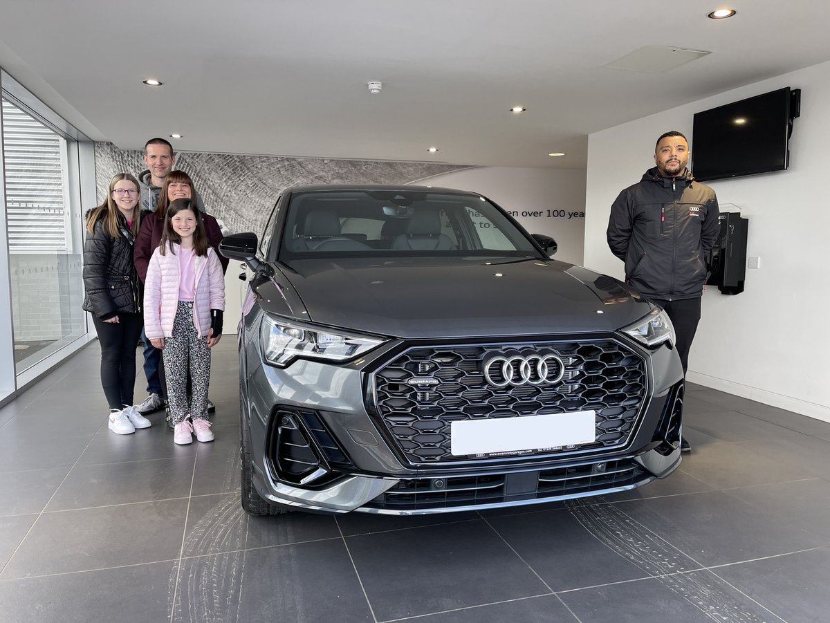 New Car Day 😎🚘

Congratulations to Dawn Davidson who recently collected her brand new Audi Q3 Sportback Black Edition with the help of sales executive Kingsley Grandison 🥂

We hope you enjoy the new car and wish you all the best for the future 😊

#happyhandover #happycustomer