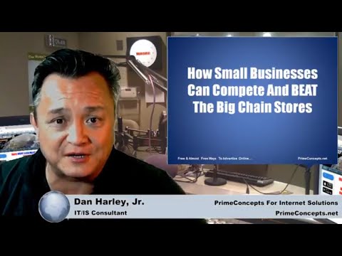 PrimeConcepts (@primeconcepts2k) on Twitter photo Tech Talk Episode #127 - How Small Business Can Compete And BEAT The Big Chain Stores
This is a special segment of Tech Talk: Episode #10 of "Free & Almost Free Ways To Advertise Online". I talk about how small businesses compete and BEAT the big chain s
conta.cc/3IiaG90 Tech Talk Episode #127 - How Small Business Can Compete And BEAT The Big Chain Stores
This is a special segment of Tech Talk: Episode #10 of "Free & Almost Free Ways To Advertise Online". I talk about how small businesses compete and BEAT the big chain s
conta.cc/3IiaG90