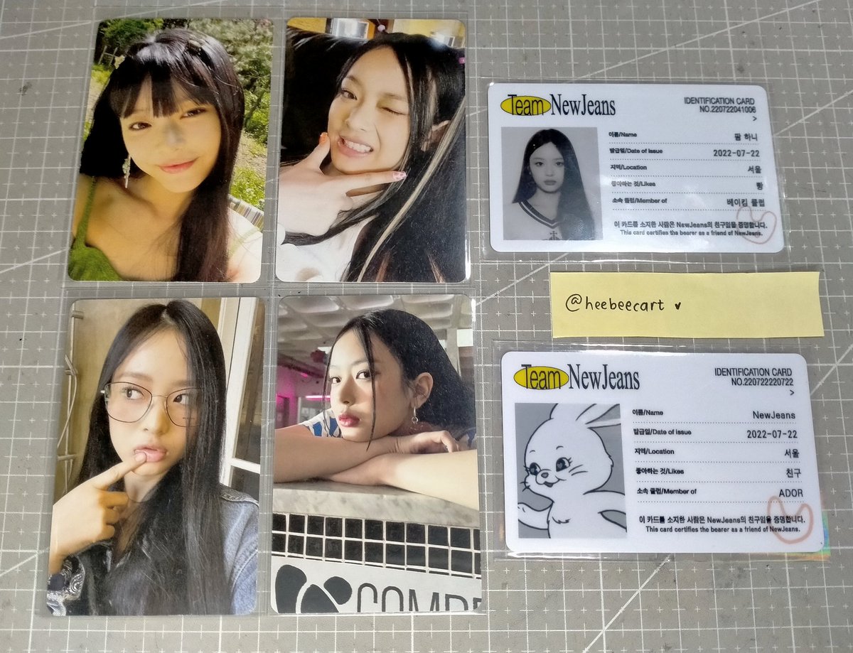 wts lfb ph #heebeesells   

hanni tinkerbell set ✱  

𓂃 150 ea (₱900 set) + pf lsf
𓂃 onhand & mint
𓂃 can negotiate dop with nrdp

rcbyt: heebeecart.carrd.co
reply/dm to claim

t. newjeans nwjns ver 1st ep bluebook bb pc pcs hanni tulala pogi specs id noot