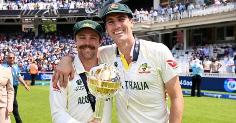 ICC's tweet photo. An English beer garden awaits as Australia plan to celebrate ‘special’ #WTC23 victory 🎉