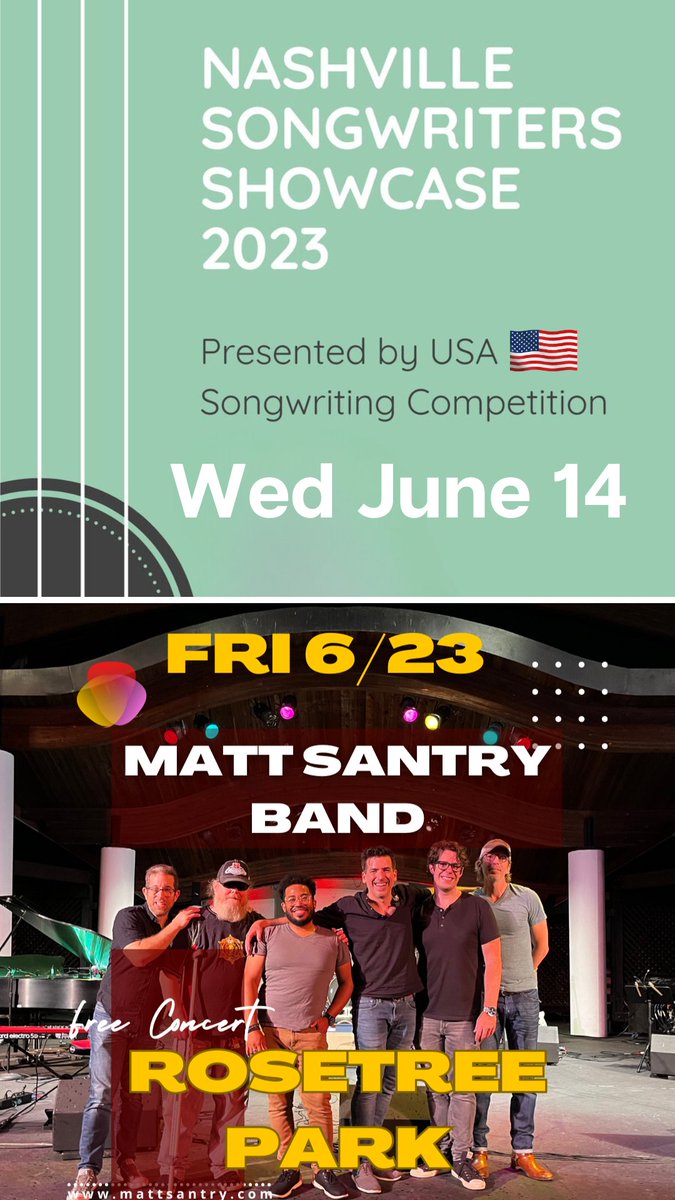 Nashville &amp; Philly this month! - mailchi.mp/mattsantry/nas…