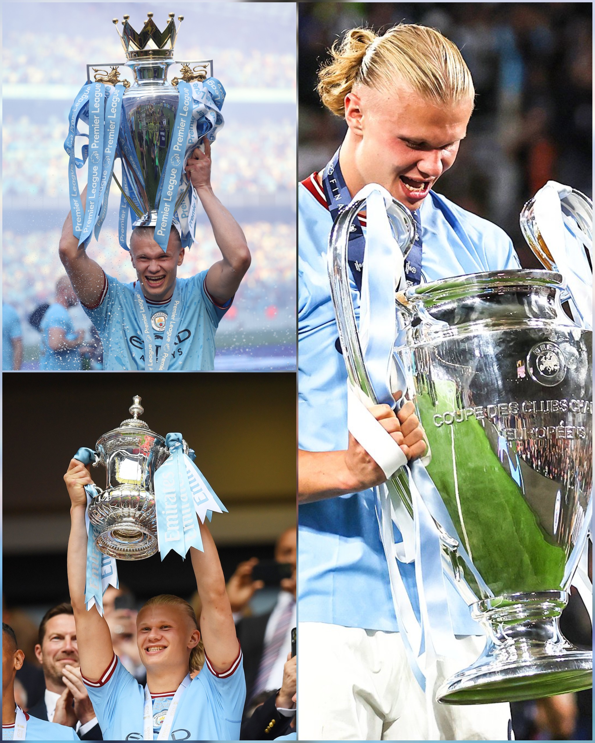 SportyBet on X: "🏆Premier League 🏆FA Cup 🏆Champions League Erling Haaland  wins the treble in his first season with Man City 💙🤩🙌 #UCLfinal  #ıstanbul23 #ManchesterCity https://t.co/crl2Lj7tNS" / X