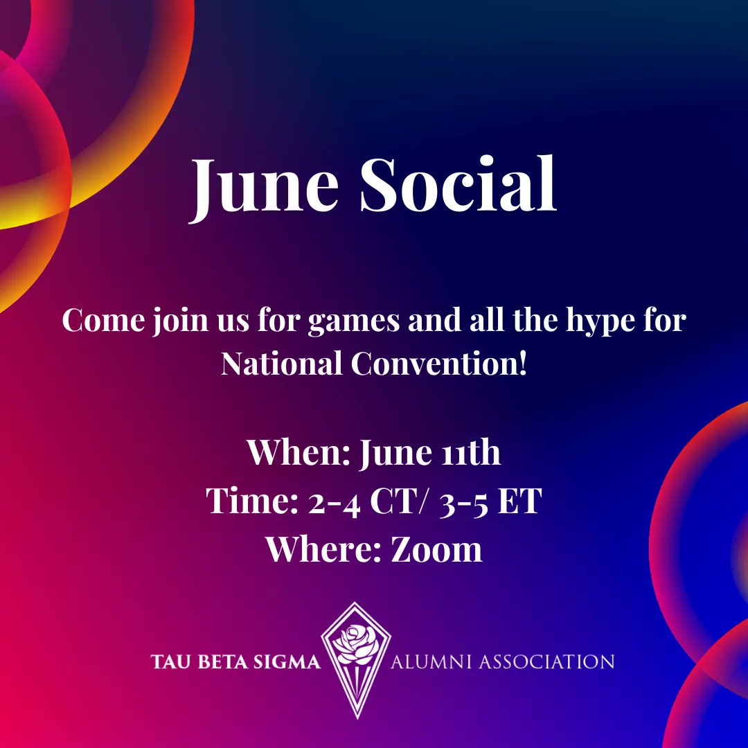 Today's the day! Join us for our last social of the biennium at 2-4pm CT/3-5pm ET! We can't wait to see you there! #TBSAA #alumnisocial #intentionalconnections