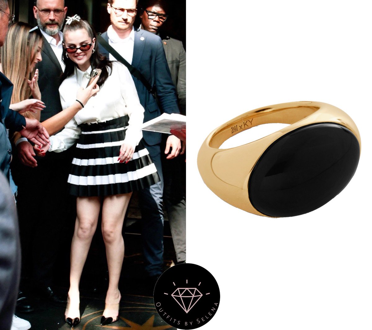 outfitsbyselena's tweet photo. @_jennybird Heart Hoop Kit (Sold out), @MonicaVinader x #KateYoung Gemstone Ring ($225), #JenniferFisher Multi Stack Ring ($140). https://t.co/OwDLEqZwnj