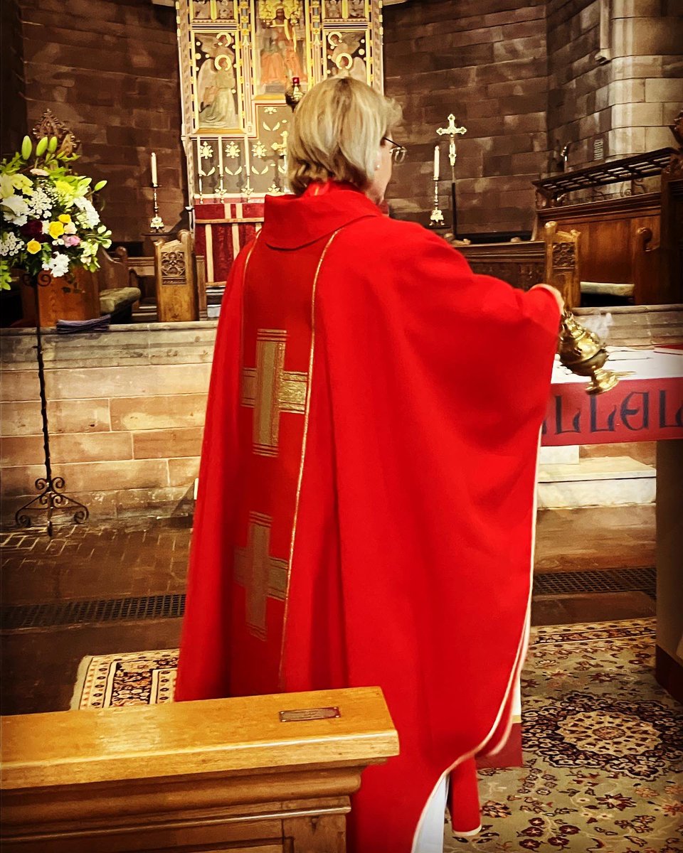 RevDrHayleyM's tweet photo. A privilege to celebrate the Eucharist on the feast of #StBarnabus at #StEtholwolds in the #BorderlandsMissionArea @ChurchinWales @StAsaphDiocese @AndreaSJones @inscrutable_the https://t.co/G6rXBoaLH3
