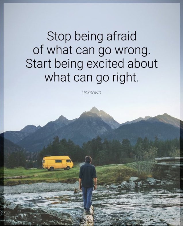 DarrylDeRuiter's tweet photo. Fear is a powerful emotion. I see so many capable and smart individuals defeated before they even try something new. They often sabotage and take others down with them. #stopalready https://t.co/y17yW0DHRP