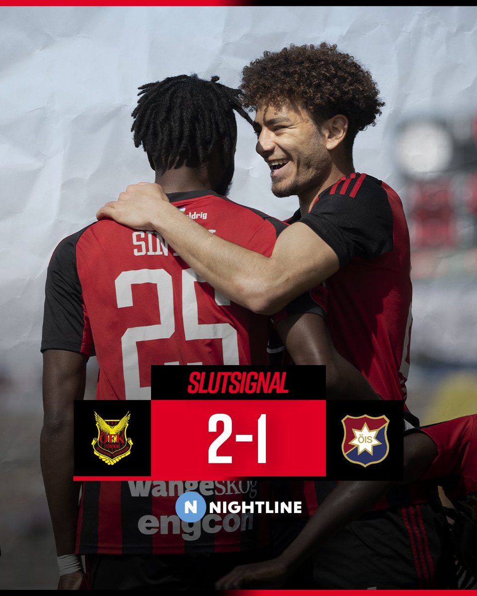 ofk_1996's tweet photo. SÅDÄRJA!! 2-1 VINST i sista matchen innan uppehållet!! ❤️🖤

#Vigerossaldrig #ÖFK https://t.co/LARhr4OWFB