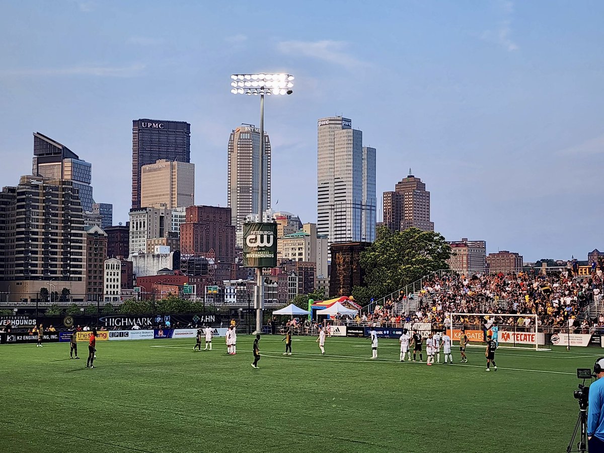 Enjoying some Riverhounds soccer with the family on a beautiful June evening in Pittsburgh #ThisIsPACCSM #Pittsburgh