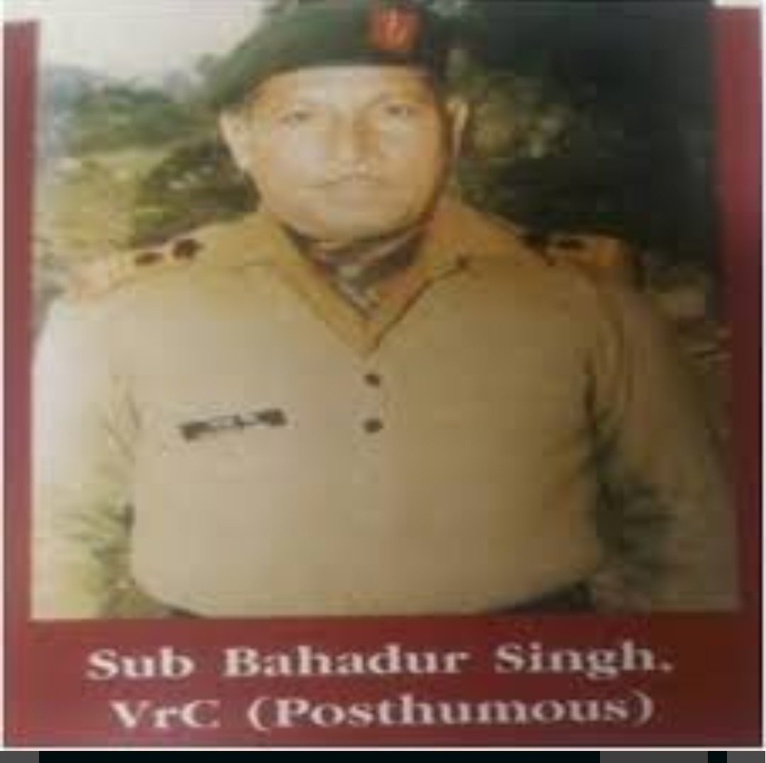 Paying tribute  to 
#BraveHeart
SUBEDAR BHADHUR SINGH
VrC
12 JAKLI on his #BalidanDiwas  today 
Despite being injured he continue his duty and exhibited exemplary valour while fighting Paki Army in  #KargilWar 
#OperationVijay

Never forget 
#Freedomisnotfree