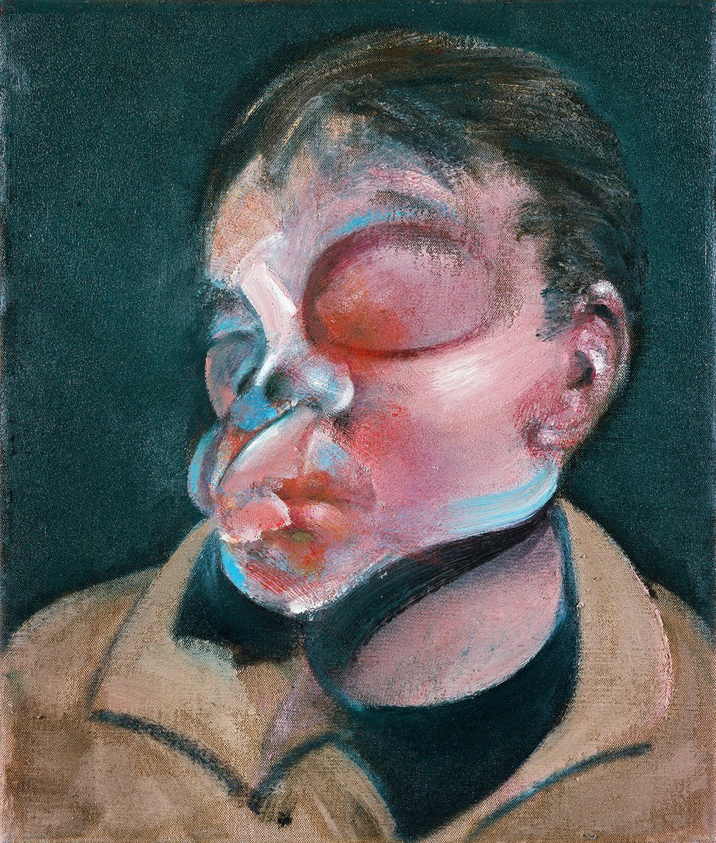 Self-Portrait with Injured Eye (1972) | Francis Bacon (@francisbacon @centrobotin)